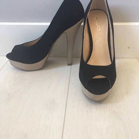 Aldo black stiletto heals, size 37 - Picture 6 of 6